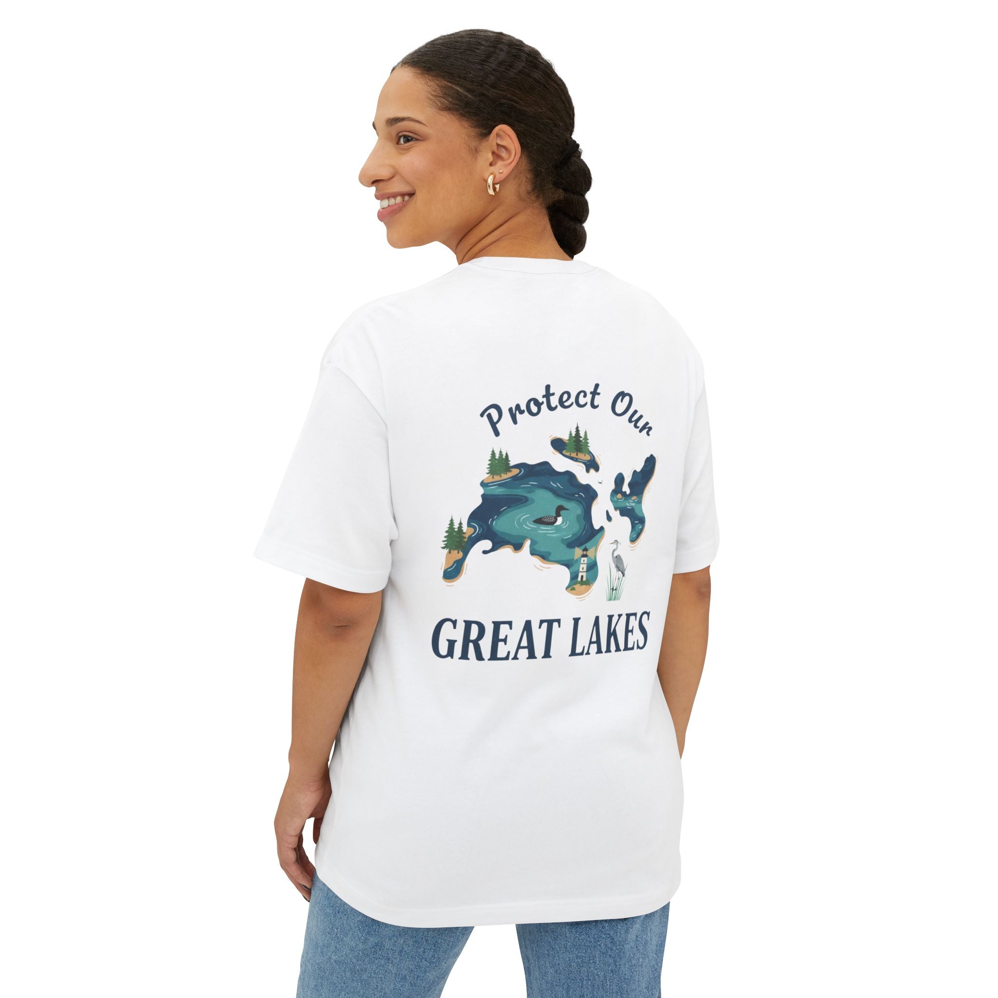 Protect Our Great Lakes Tee — Environmental Conservation Short Sleeve Shirt