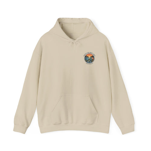 Great Lakes Map Hoodie — 'Protect Our Great Lakes' Environmental Graphic Hooded Sweatshirt