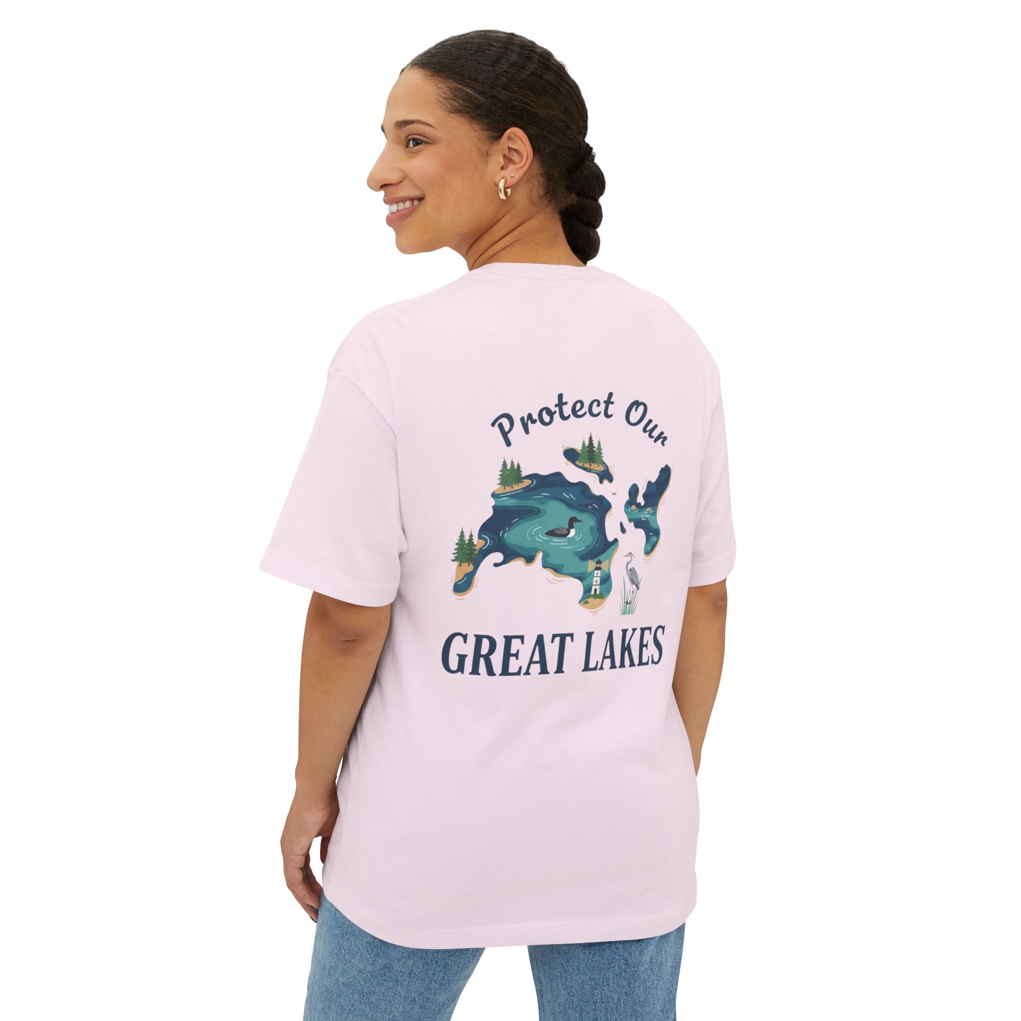 Protect Our Great Lakes Tee — Environmental Conservation Short Sleeve Shirt