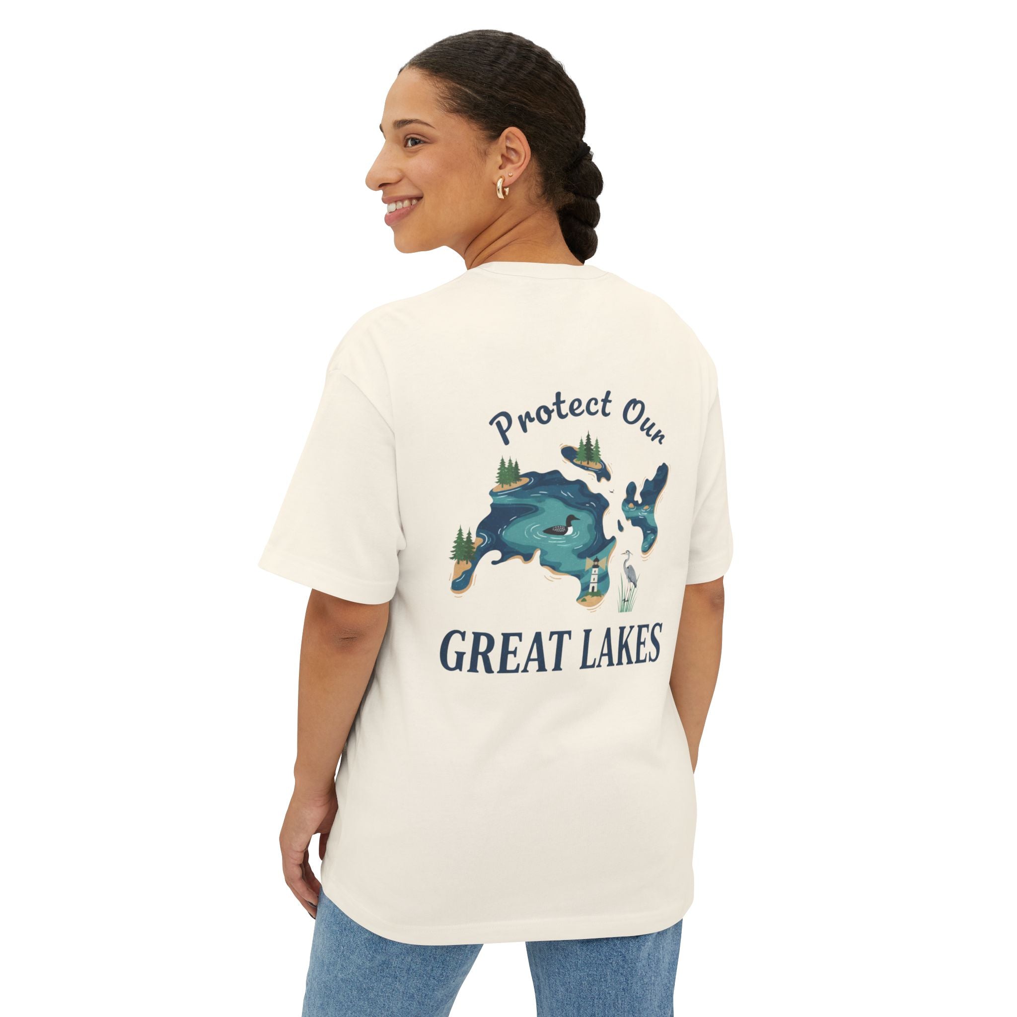 Protect Our Great Lakes Tee — Environmental Conservation Short Sleeve Shirt