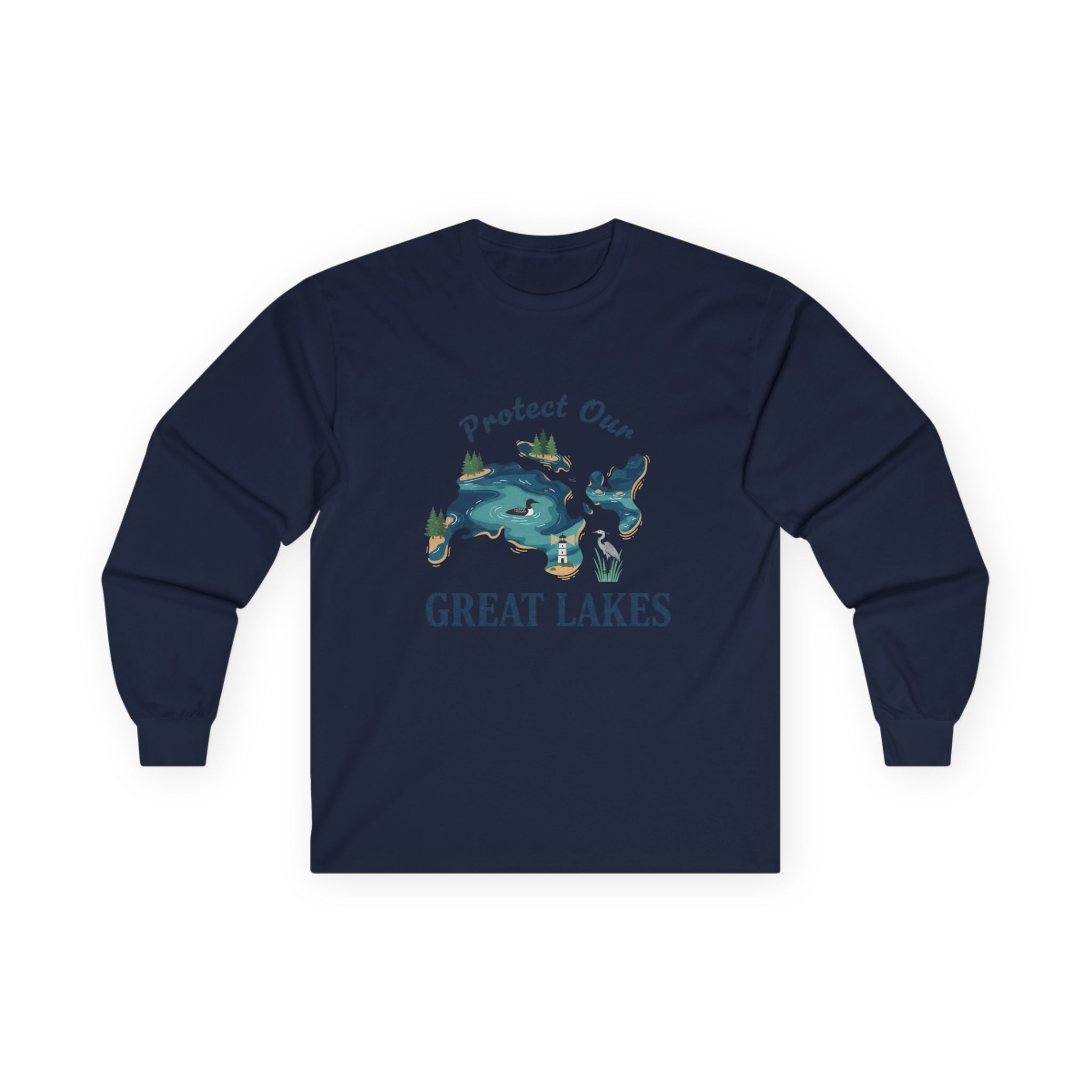 Protect Our Great Lakes Long Sleeve Tee