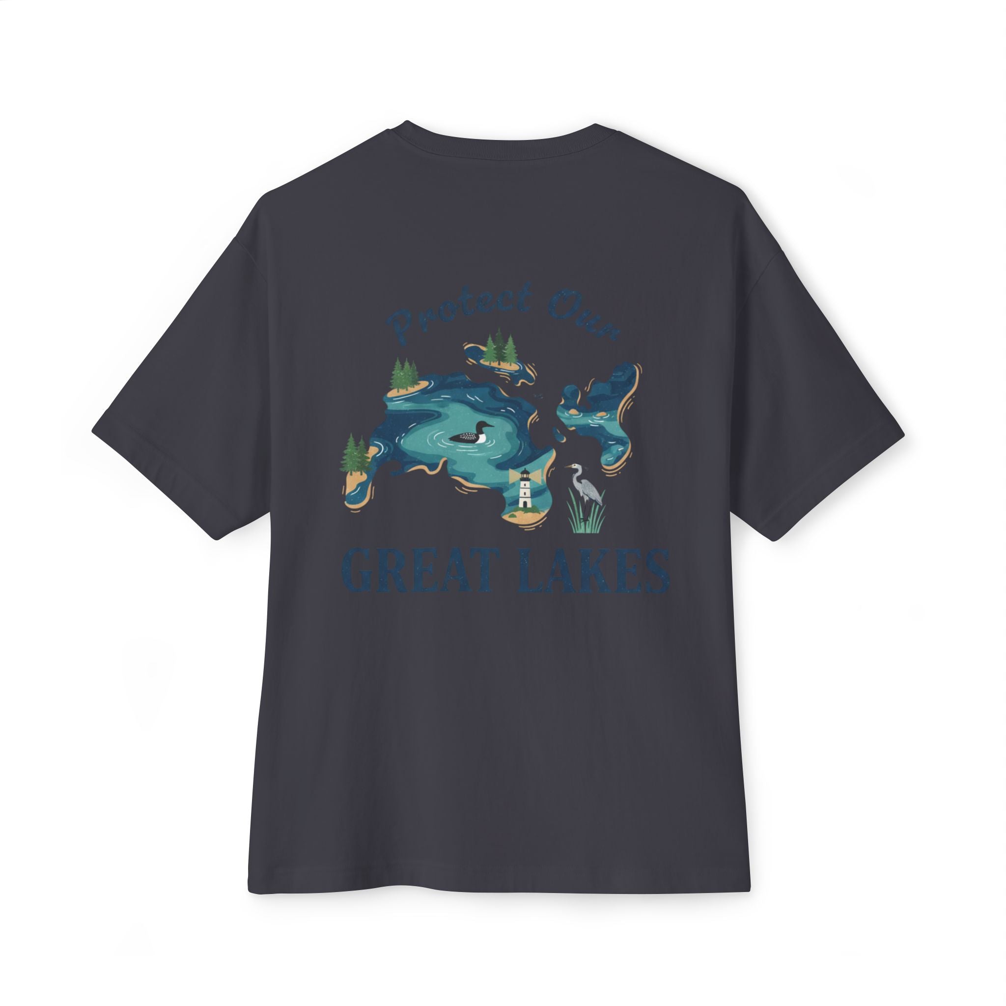 Protect Our Great Lakes Tee — Environmental Conservation Short Sleeve Shirt