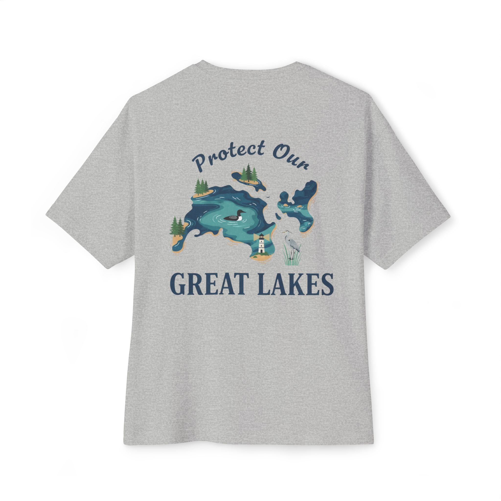 Protect Our Great Lakes Tee — Environmental Conservation Short Sleeve Shirt