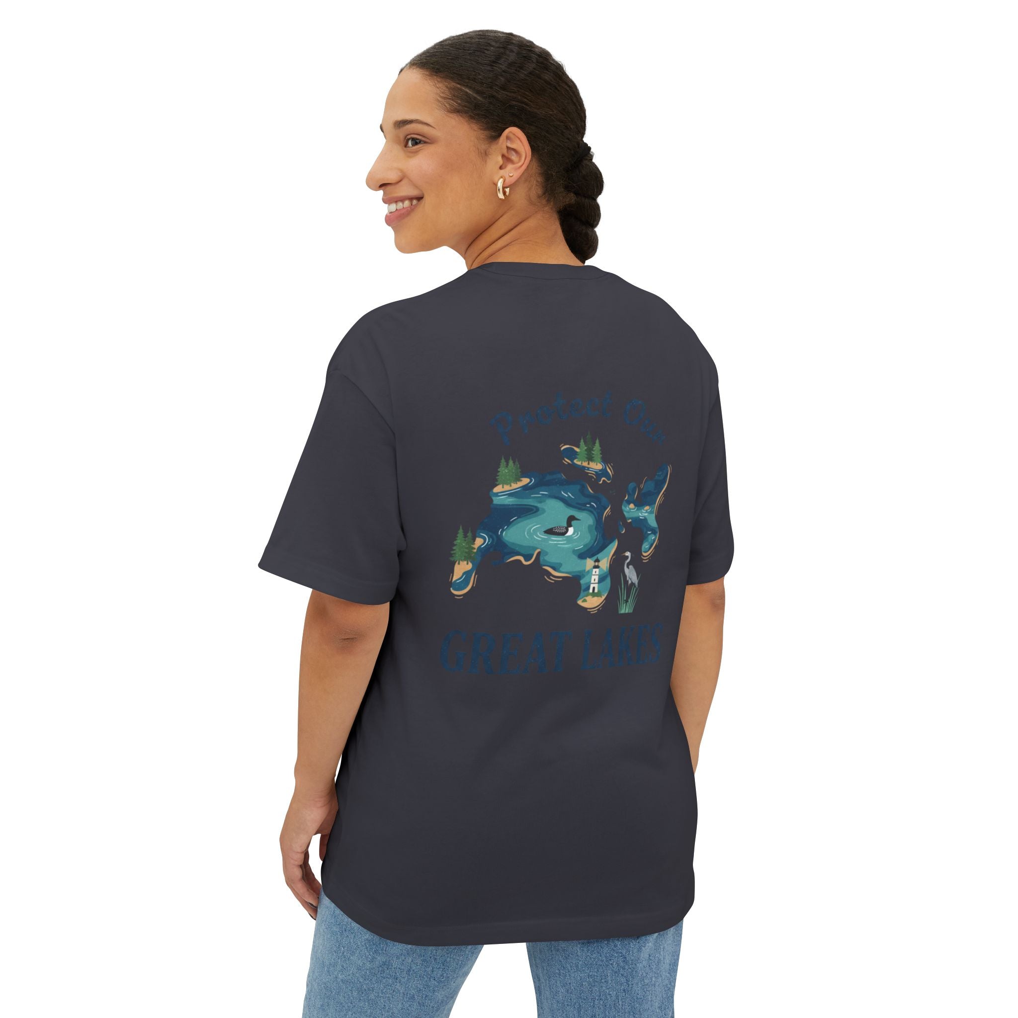 Protect Our Great Lakes Tee — Environmental Conservation Short Sleeve Shirt