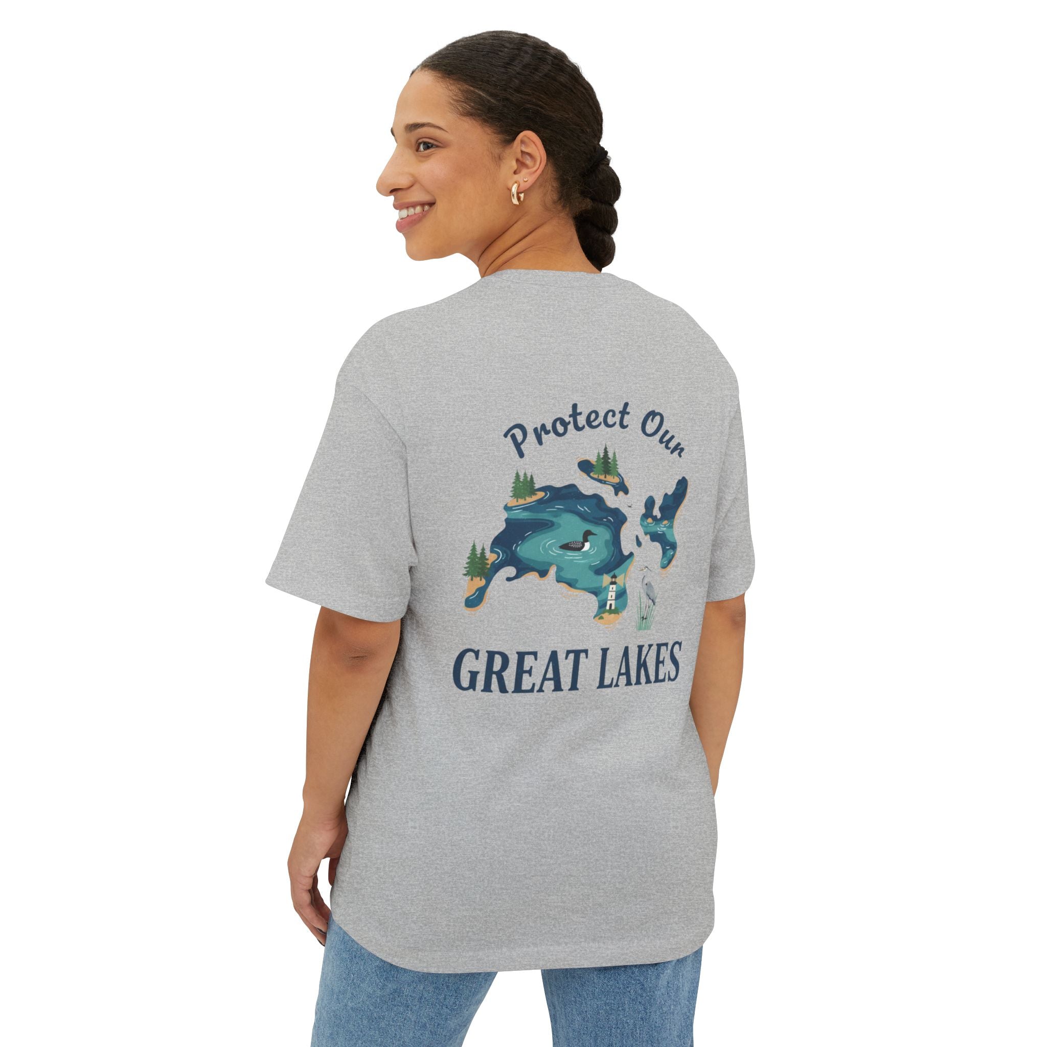 Protect Our Great Lakes Tee — Environmental Conservation Short Sleeve Shirt