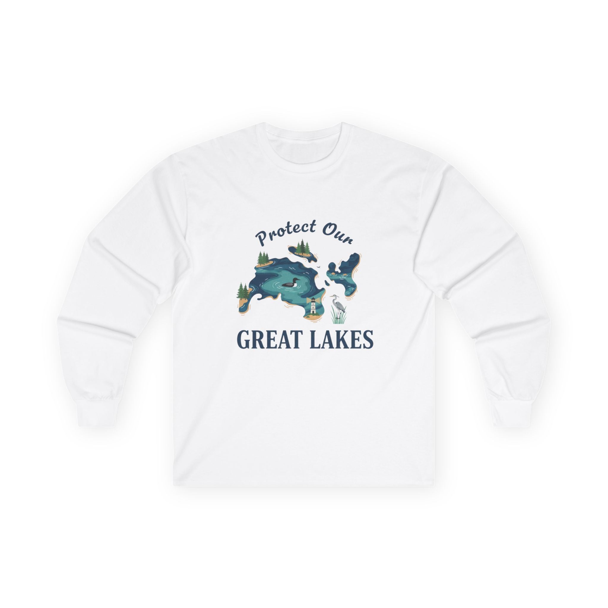 Protect Our Great Lakes Long Sleeve Tee