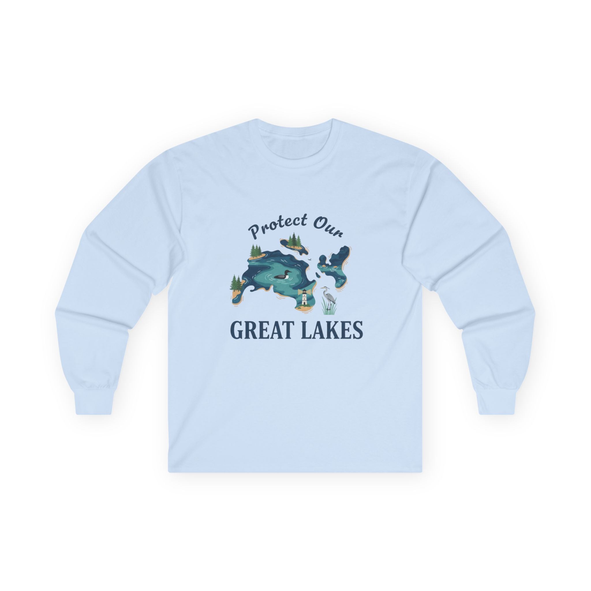 Protect Our Great Lakes Long Sleeve Tee