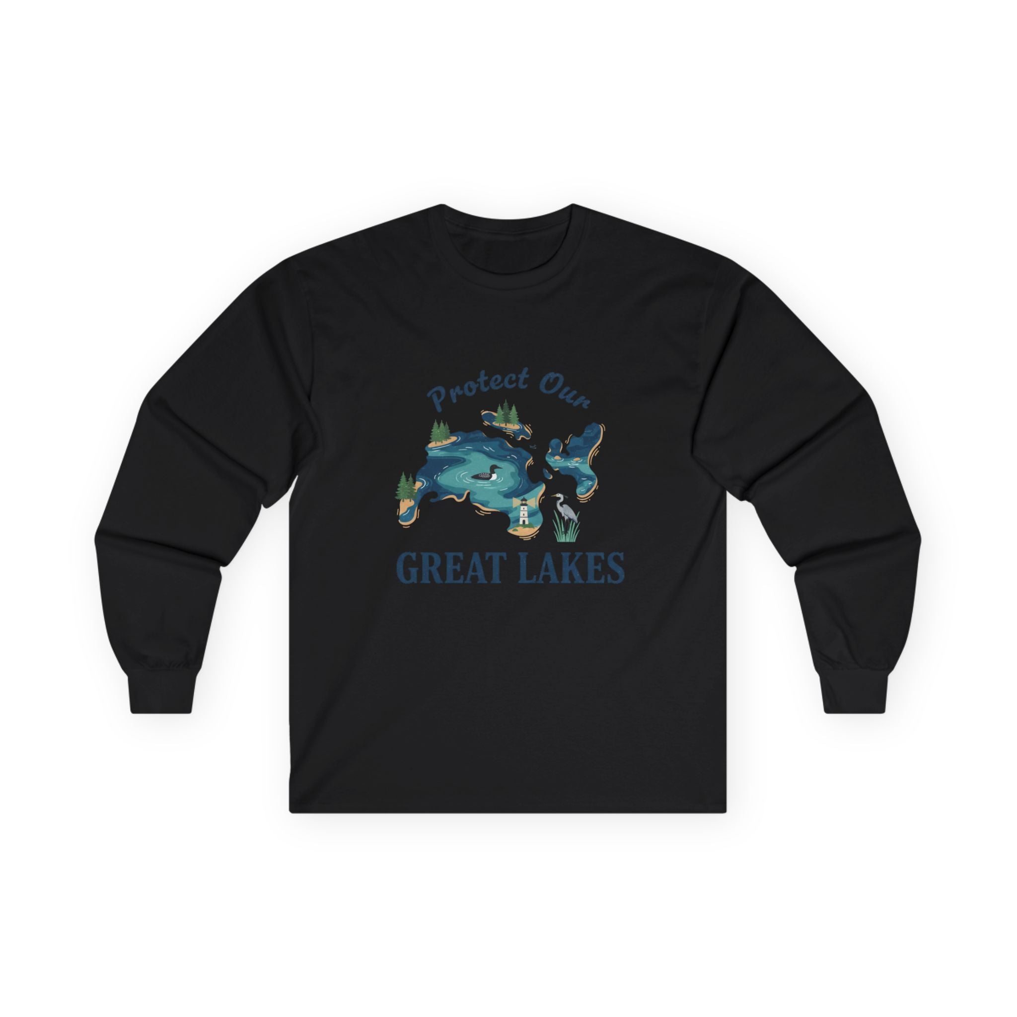 Protect Our Great Lakes Long Sleeve Tee