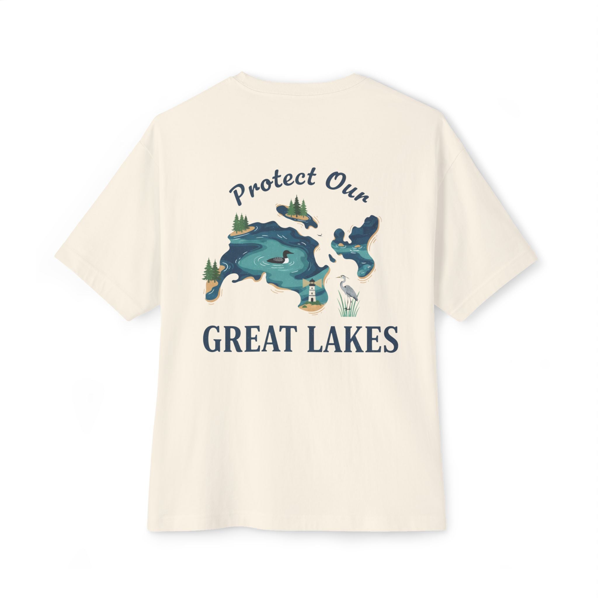 Protect Our Great Lakes Tee — Environmental Conservation Short Sleeve Shirt